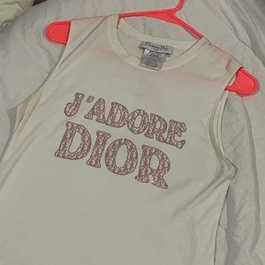 Authentic Dior Jadore Tank Top